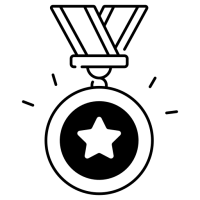 pictogramme d'une médaille