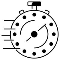 pictogramme d'un chronomètre